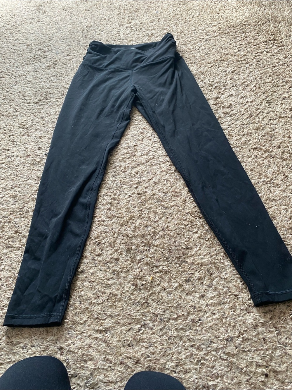 Women's Black High-Waist Performance Leggings